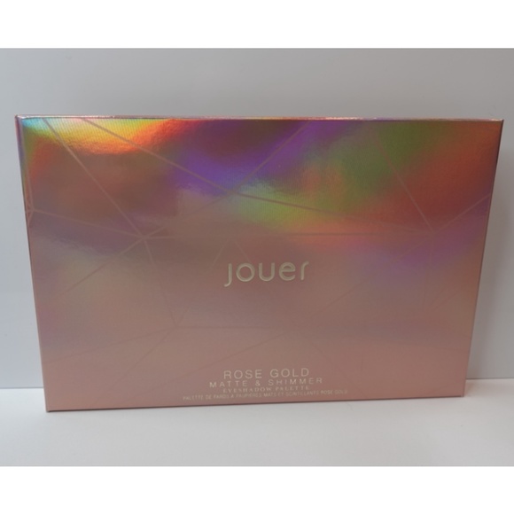 JOUER Rose Gold Matte & Shimmer Eyeshadow Palette - Picture 1 of 9